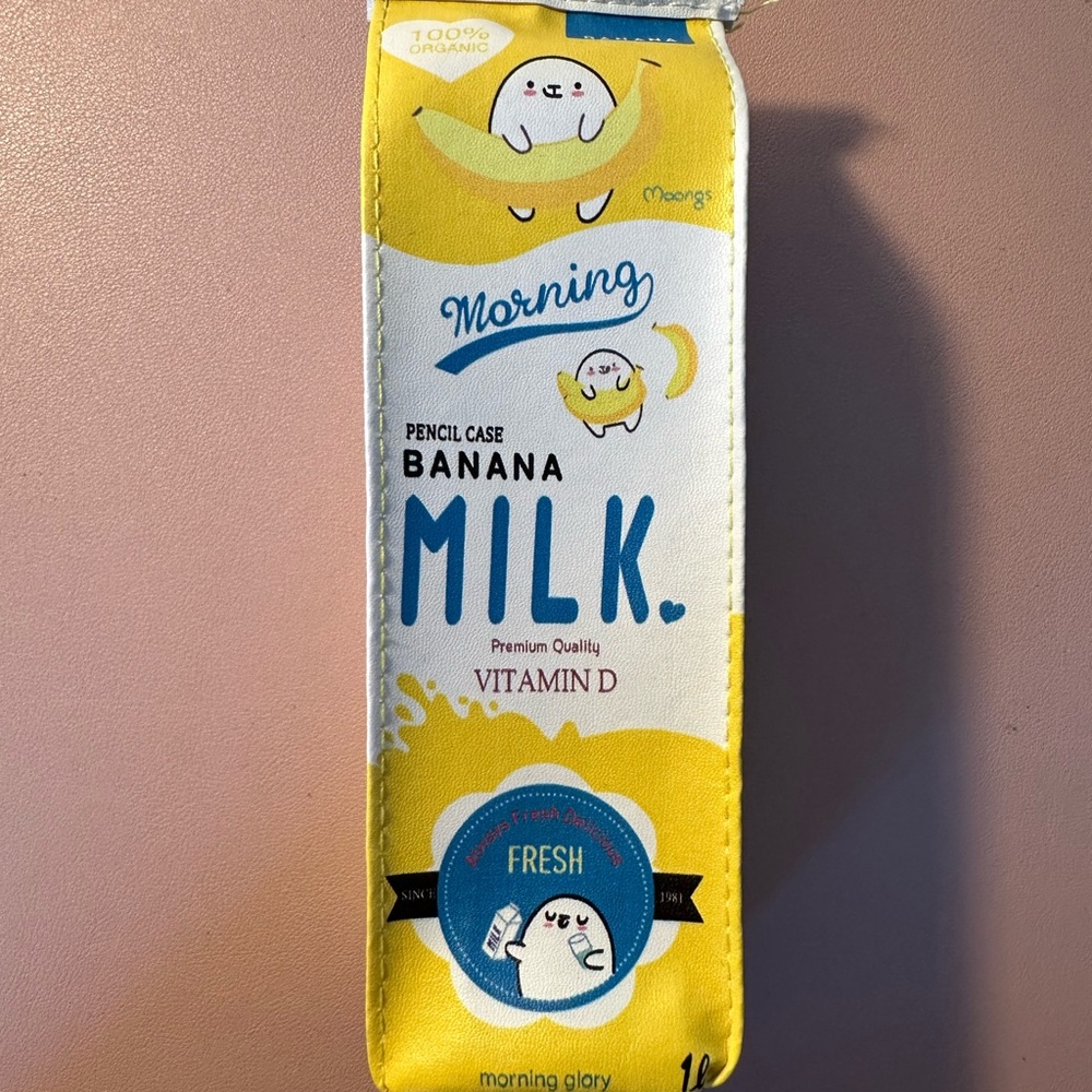 Banana Milk Box Pencil Case